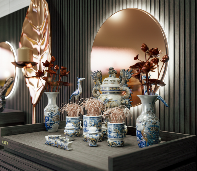 PHÒNG THỜ PHẬT - GIA TIÊN