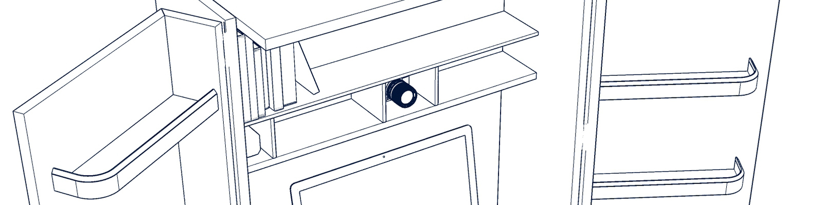 Hệ thống ngăn kệ thông minh bên trong tủ đa năng đẹp MOBIDESK.jpg