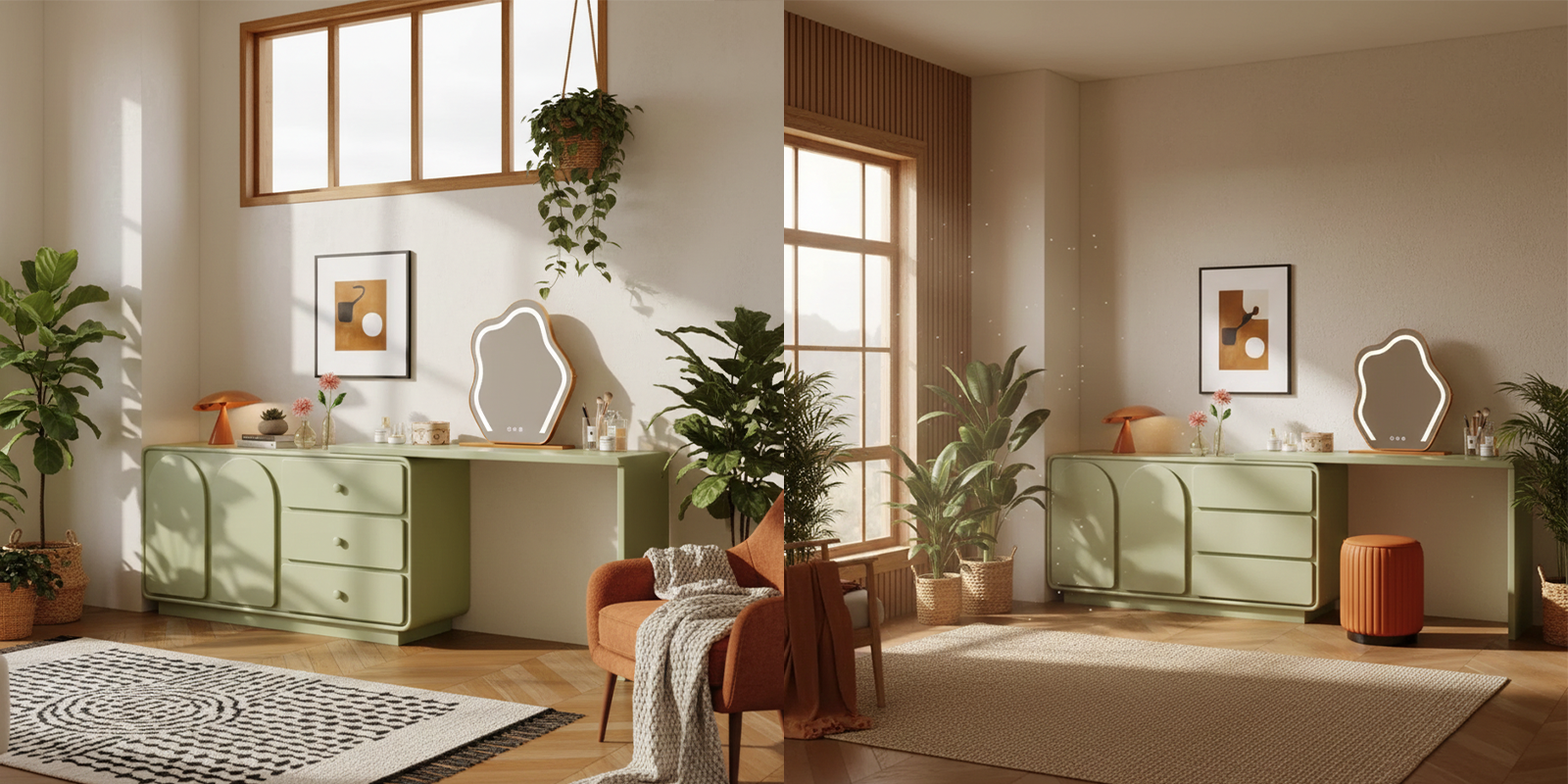 tủ đa năng bàn trang điểm đẹp hiện đại