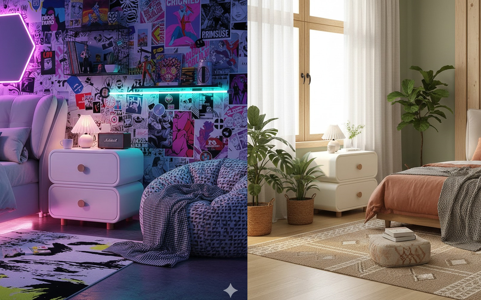 Tủ đầu giường đẹp