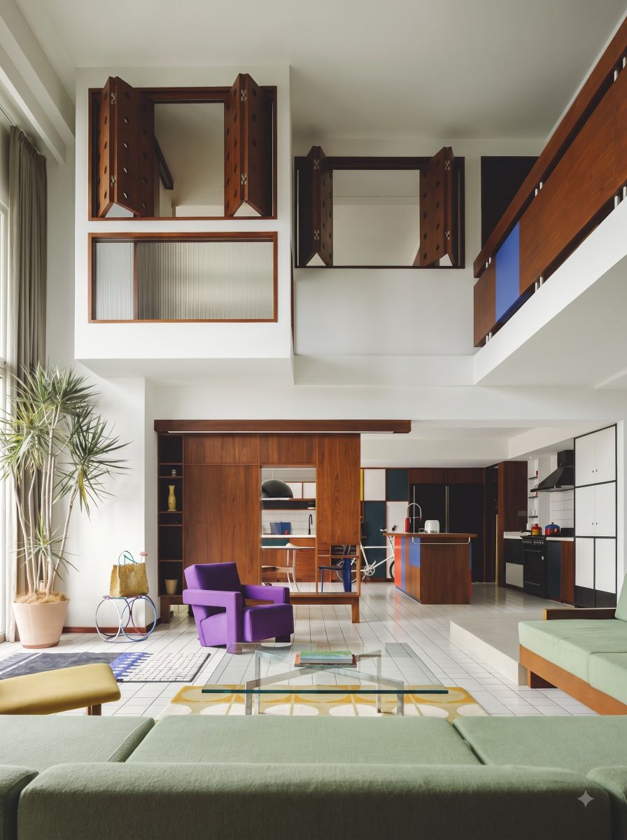 Ngôn ngữ Bauhaus trong không gian nội thất đương đại